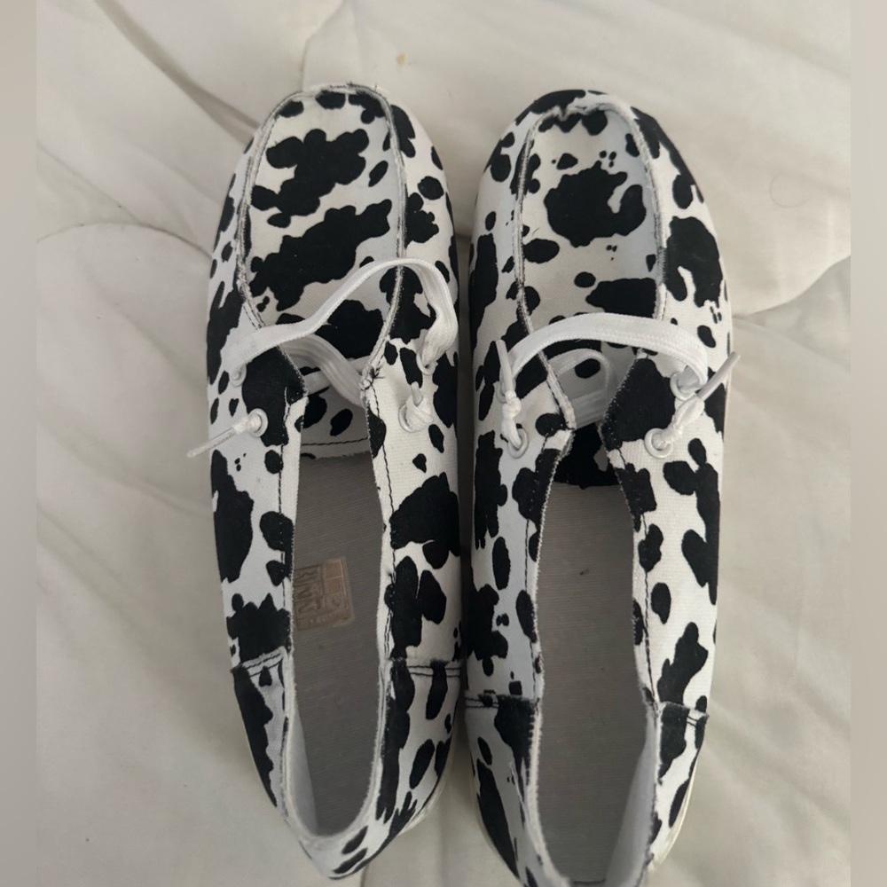 Cow print shoes women’s